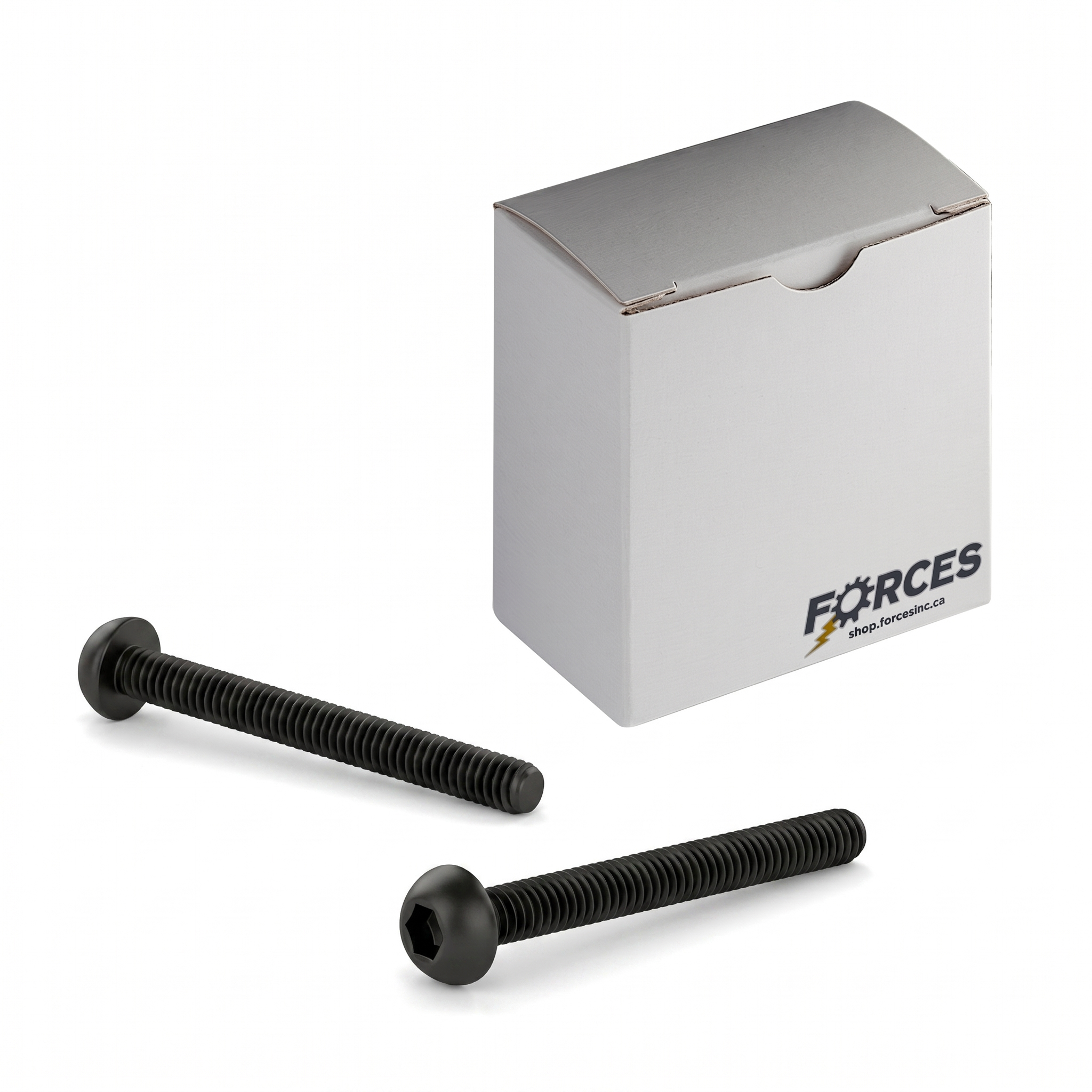Button Head Socket Cap Screws #2-56 x 1/8" Full thread - Black Oxide ASTM F835