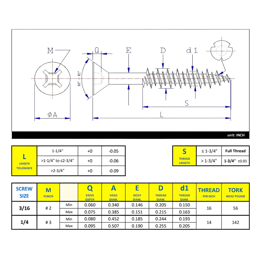 Quadrex Chain 3/16