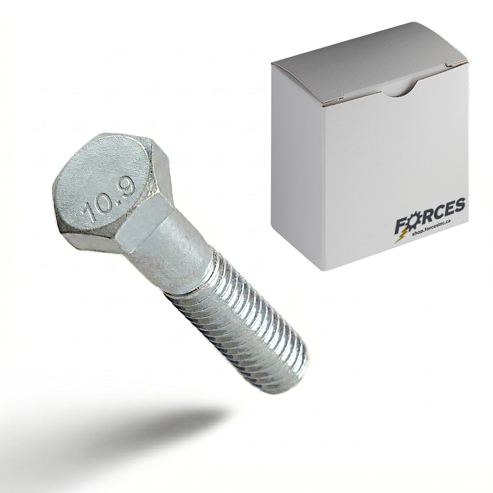 DIN 931 Hex Head Bolt M16-2.00 x 65mm Partial thread - Zinc Plated 10.9