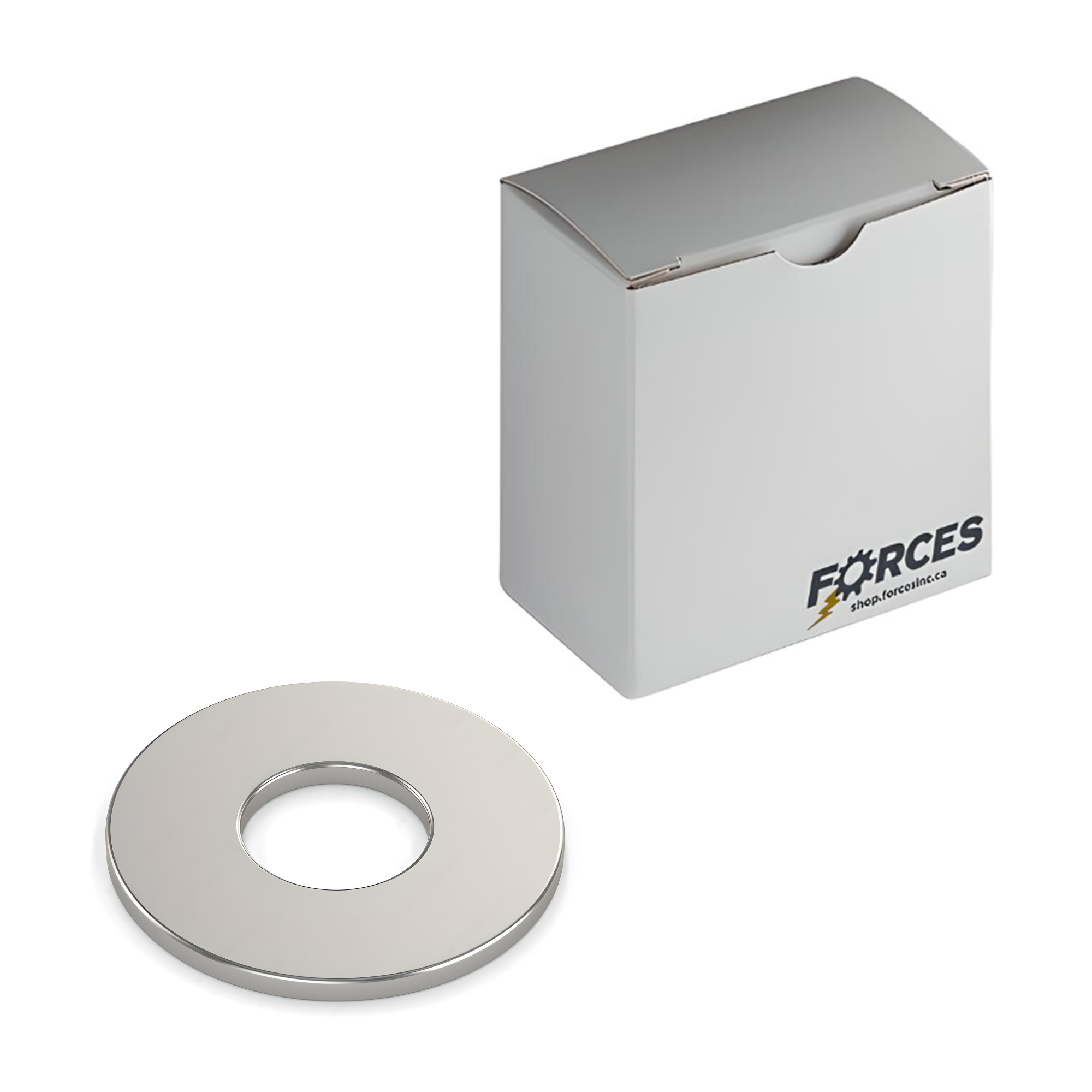 Commercial Flat Washer 1" x 2.50" O.D. (0.112" THK) - Stainless Steel 316