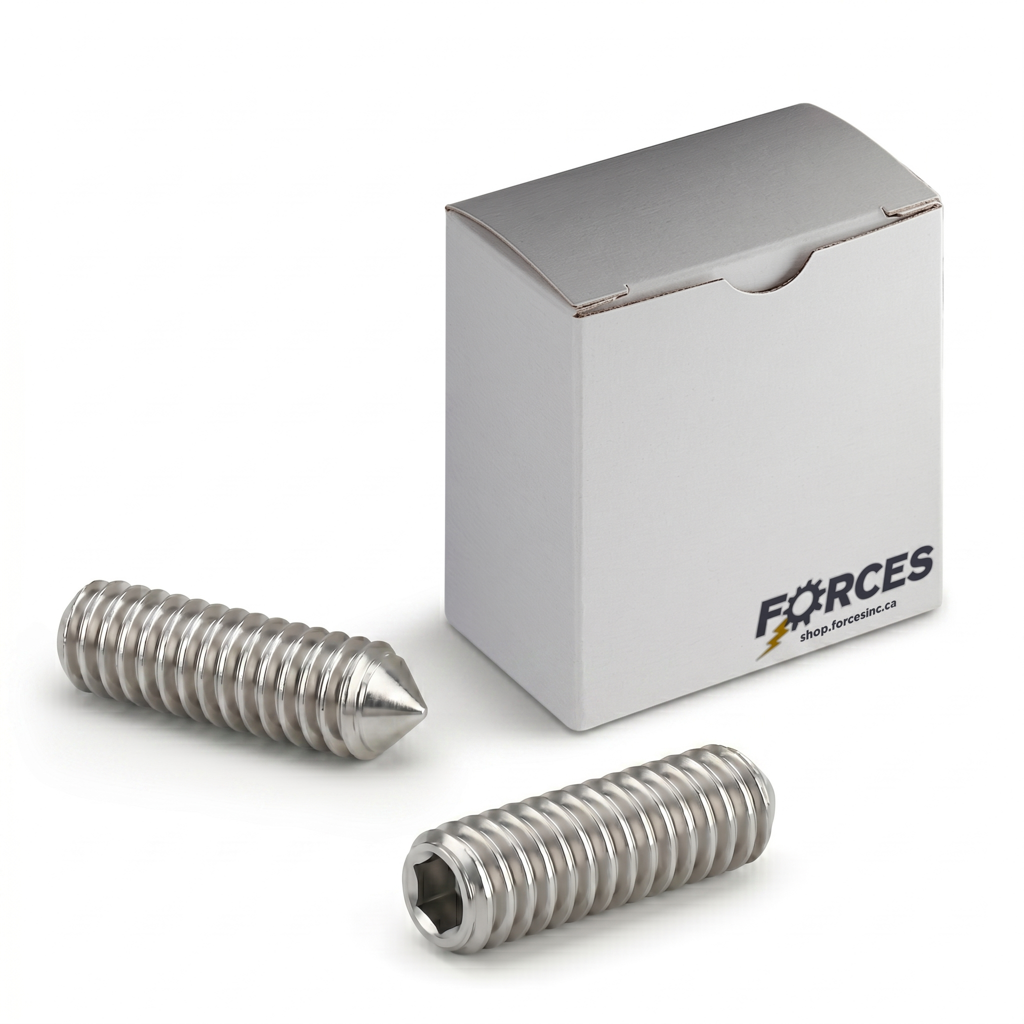 Cone Point Socket Set Screw #10-24 x 1/2" - Stainless Steel 18-8