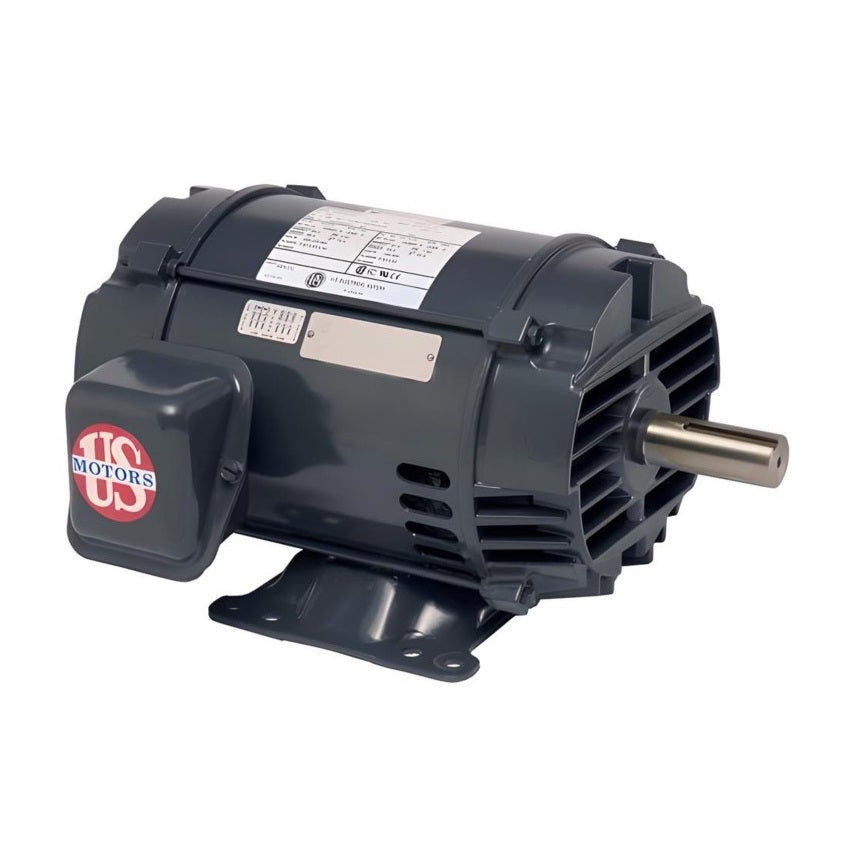 US Motors D2P2G | T-Frame Motor 2HP, 1800RPM, 575V, Frame 145T, ODP