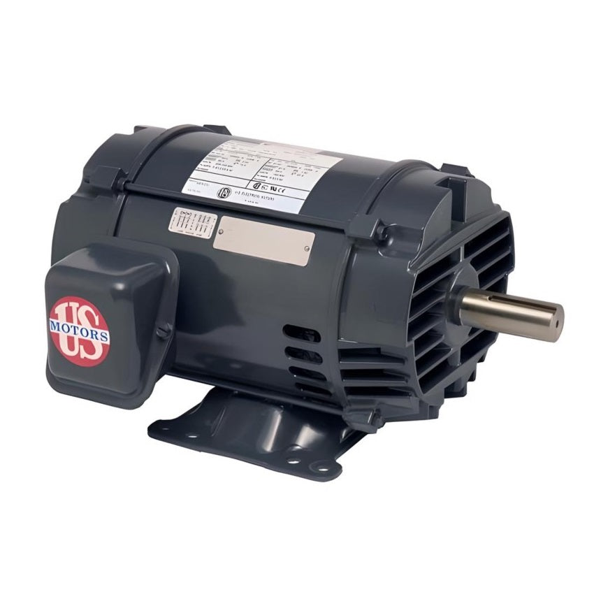 US Motors D7P2D | T-Frame Motor 7.5HP, 1800RPM, 208-230/460V, Frame 213T, ODP