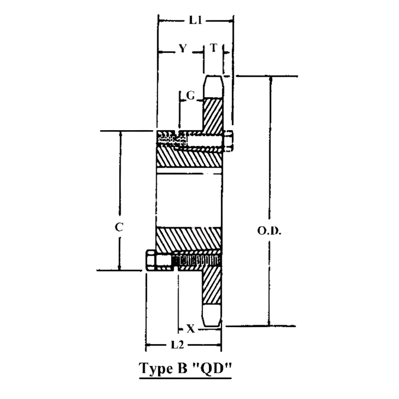 120SF15 Taper Bushed Sprocket SF Bushing | 120SF15H