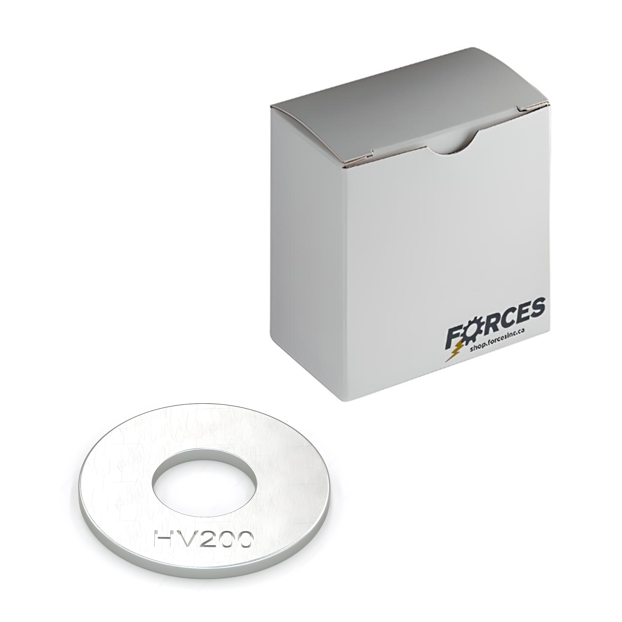 DIN 125A Standard Flat Washer M8 x 16mm O.D. - HV200 Zinc Plated