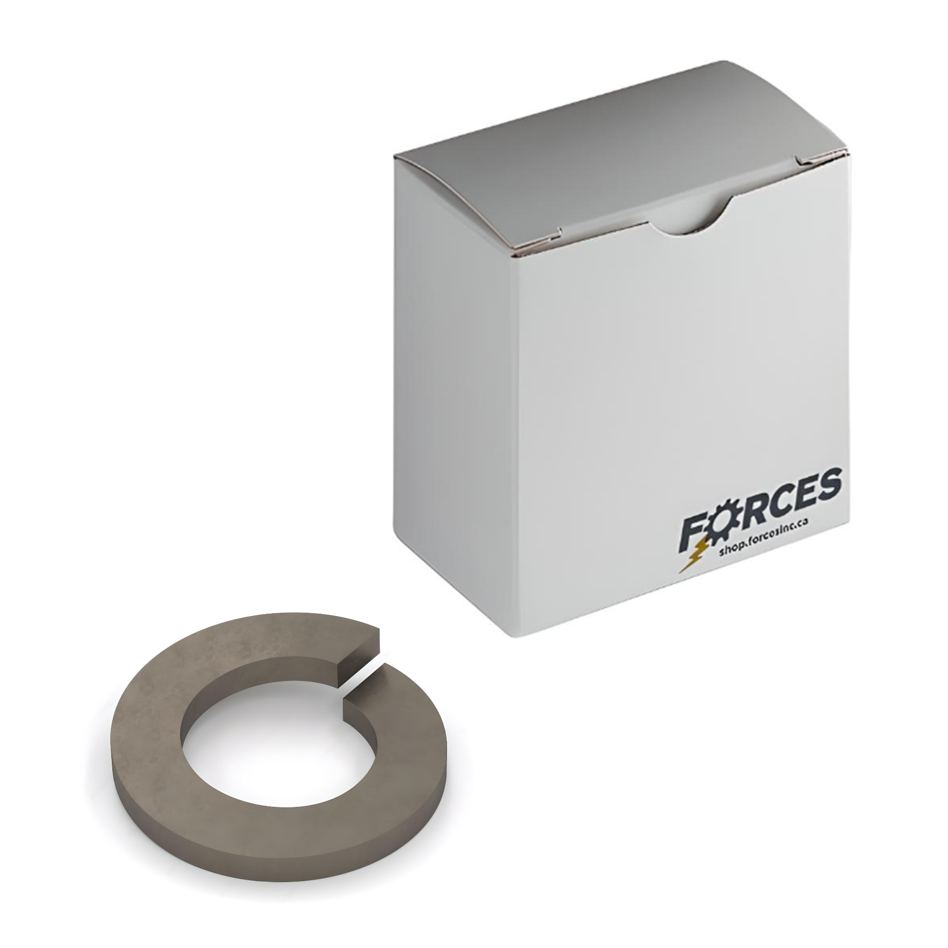 DIN 127B Medium Split Lock Washer M10 - Plain Steel