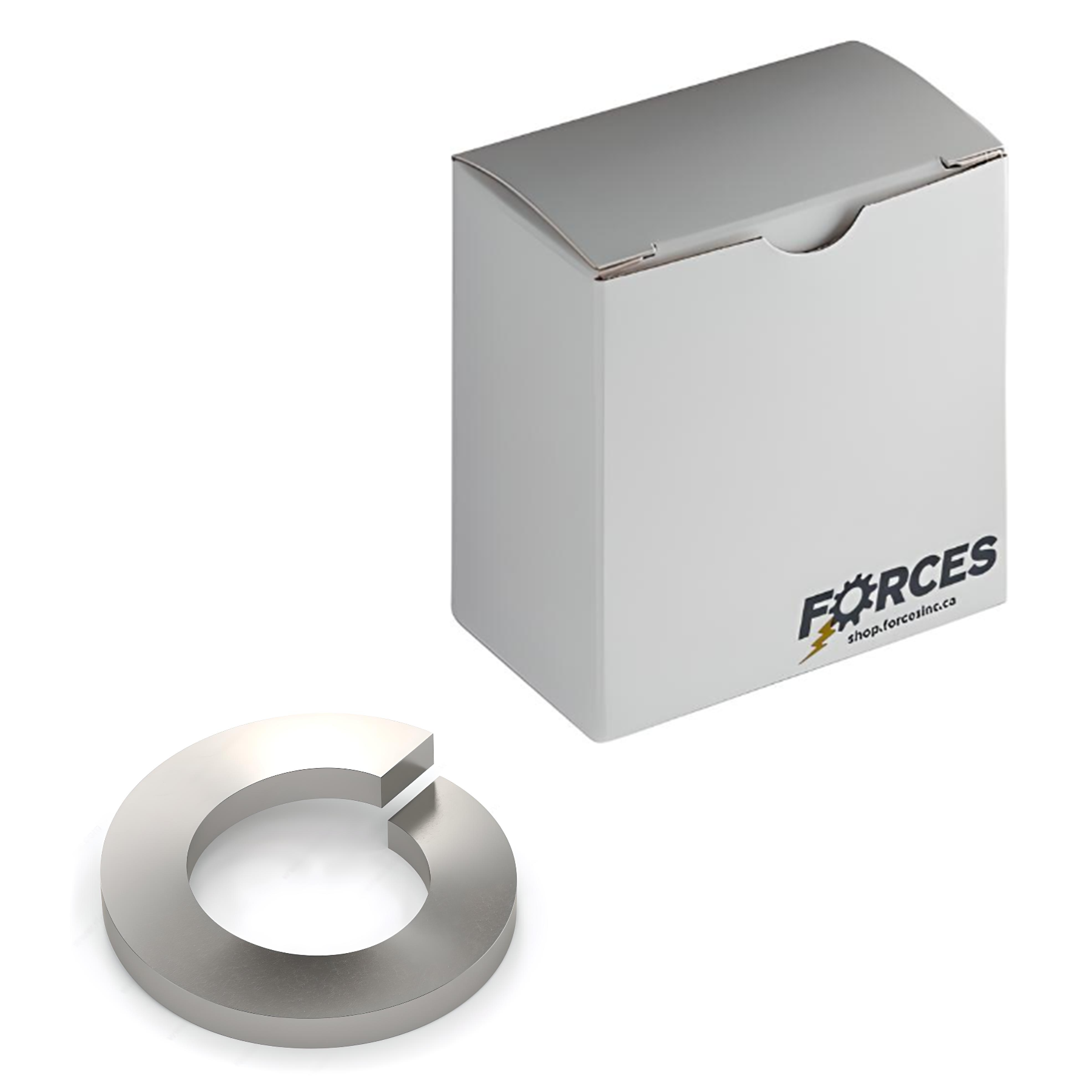 DIN 127B Medium Split Lock Washer M22 - Stainless Steel A2(18-8)