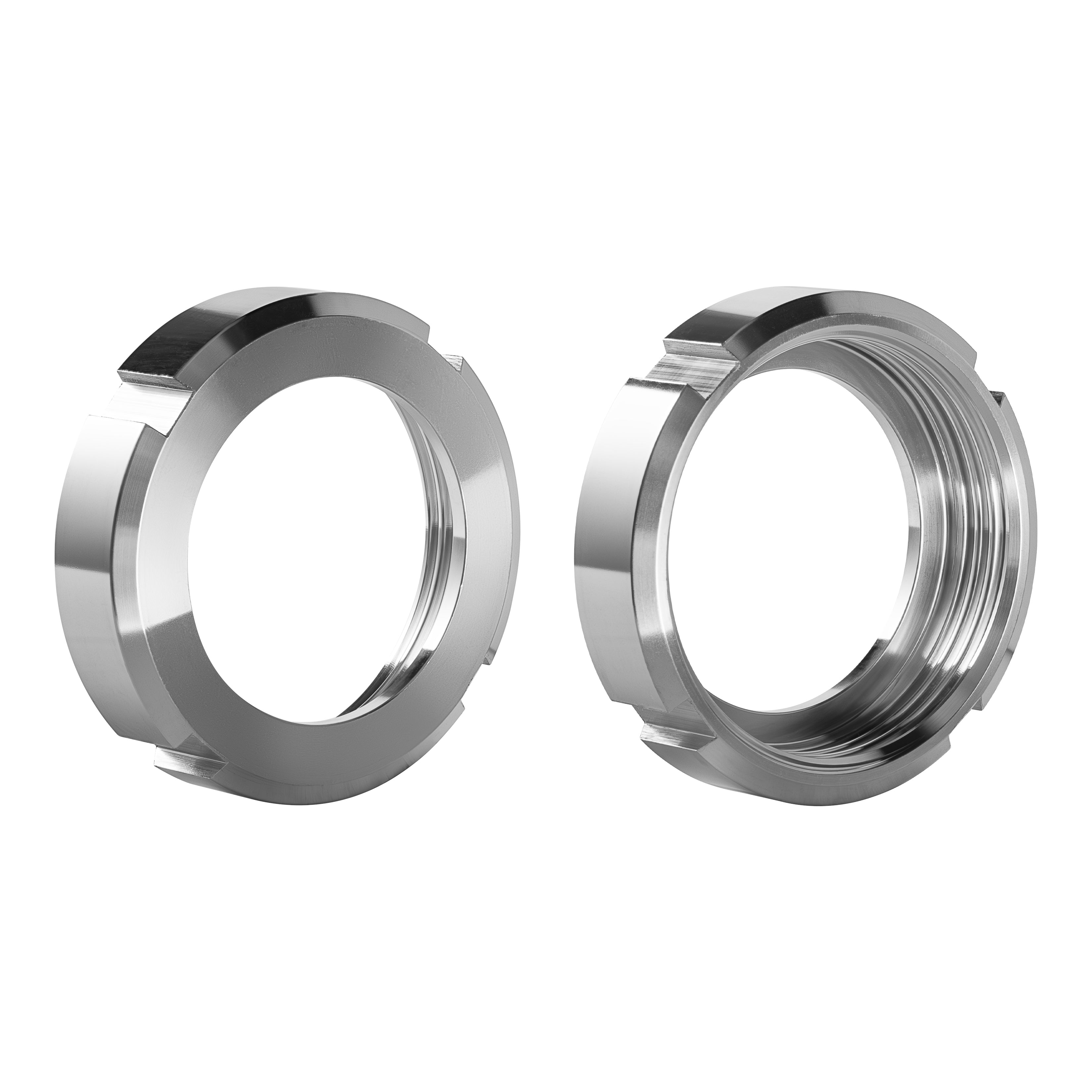 13R DIN Round Nut DN100 - Stainless Steel 304