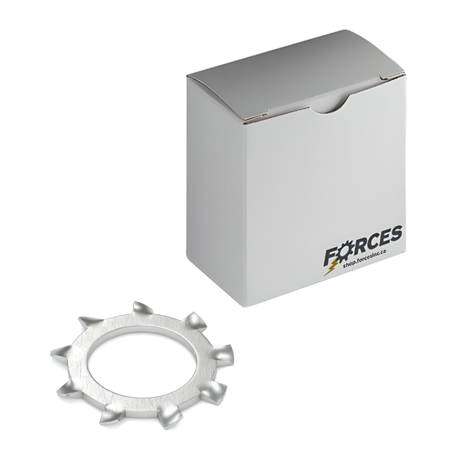 DIN 6797A External Tooth Lock Washer M8 - Zinc Plated