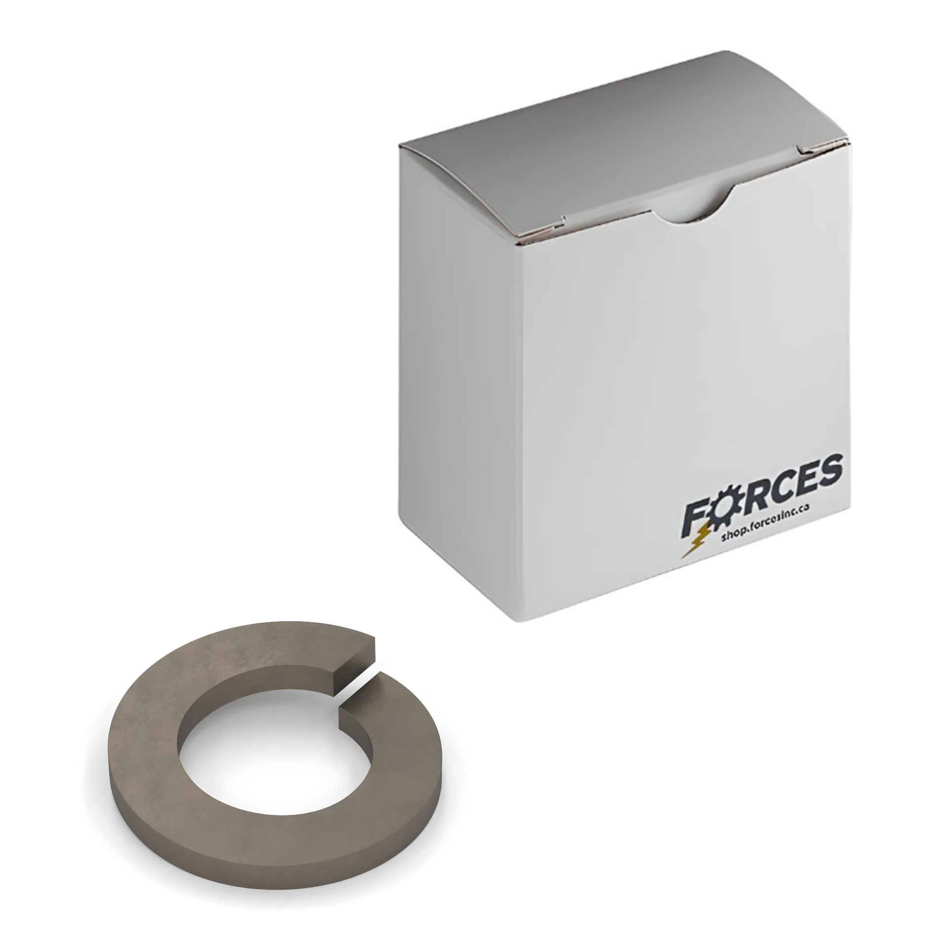 DIN 7980 High Collar Split Lock Washer M3 - Plain Steel