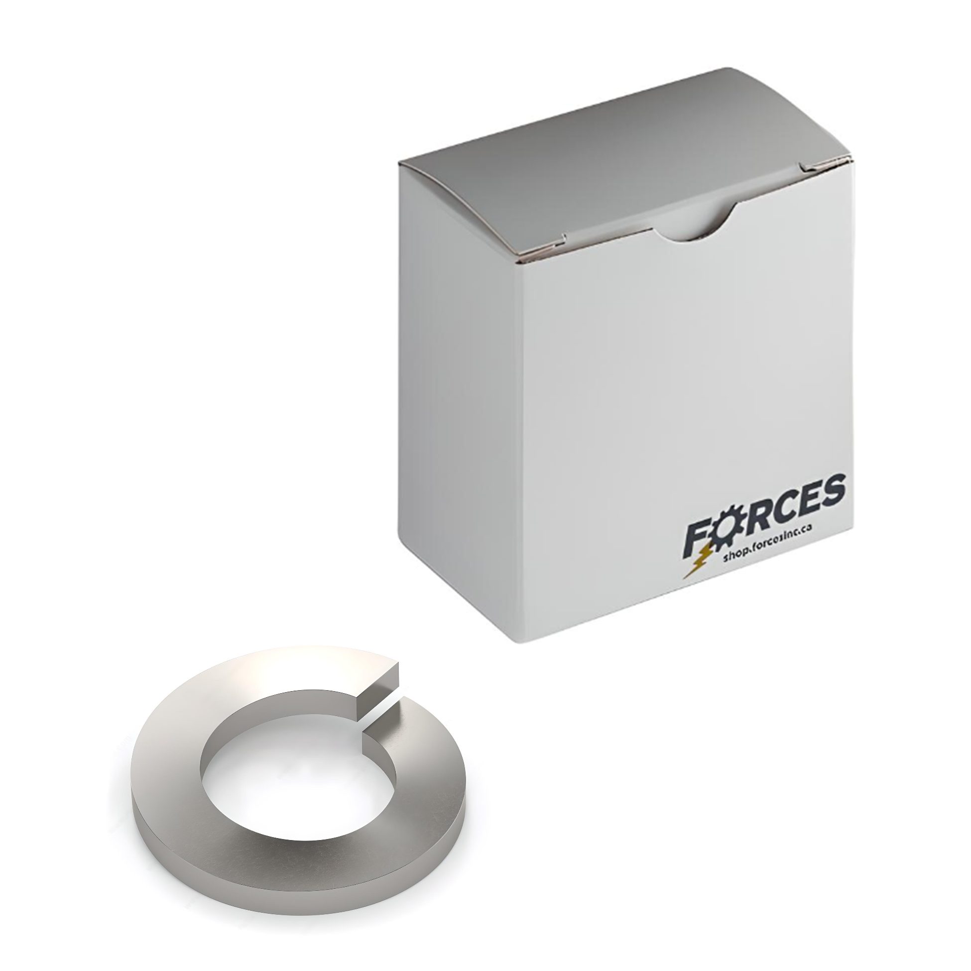 DIN 7980 High Collar Split Lock Washer M20 - Stainless Steel A2(18-8)