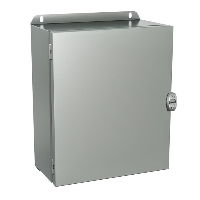 JIC Enclosure 10" x 10" x 6" NEMA 4-12/IP66 - Powder Coated Steel