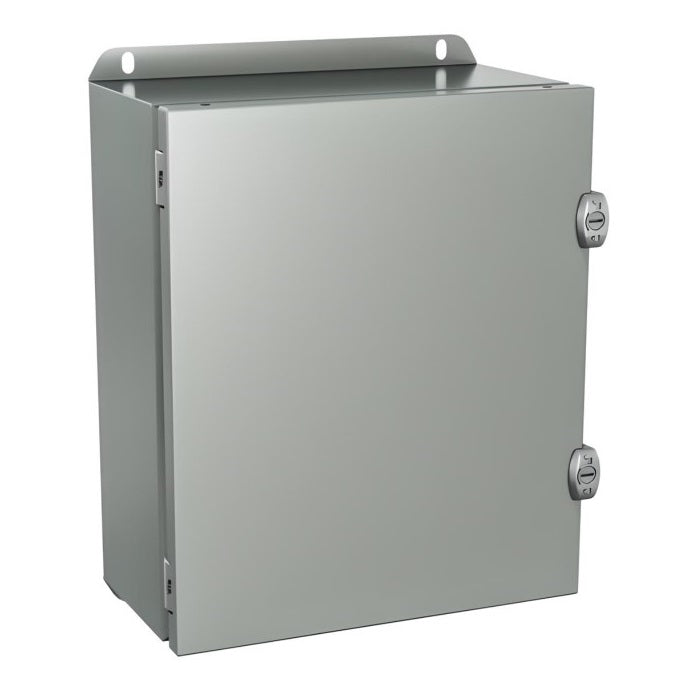 JIC Enclosure 12" x 12" x 5" NEMA 4-12/IP66 - Powder Coated Steel