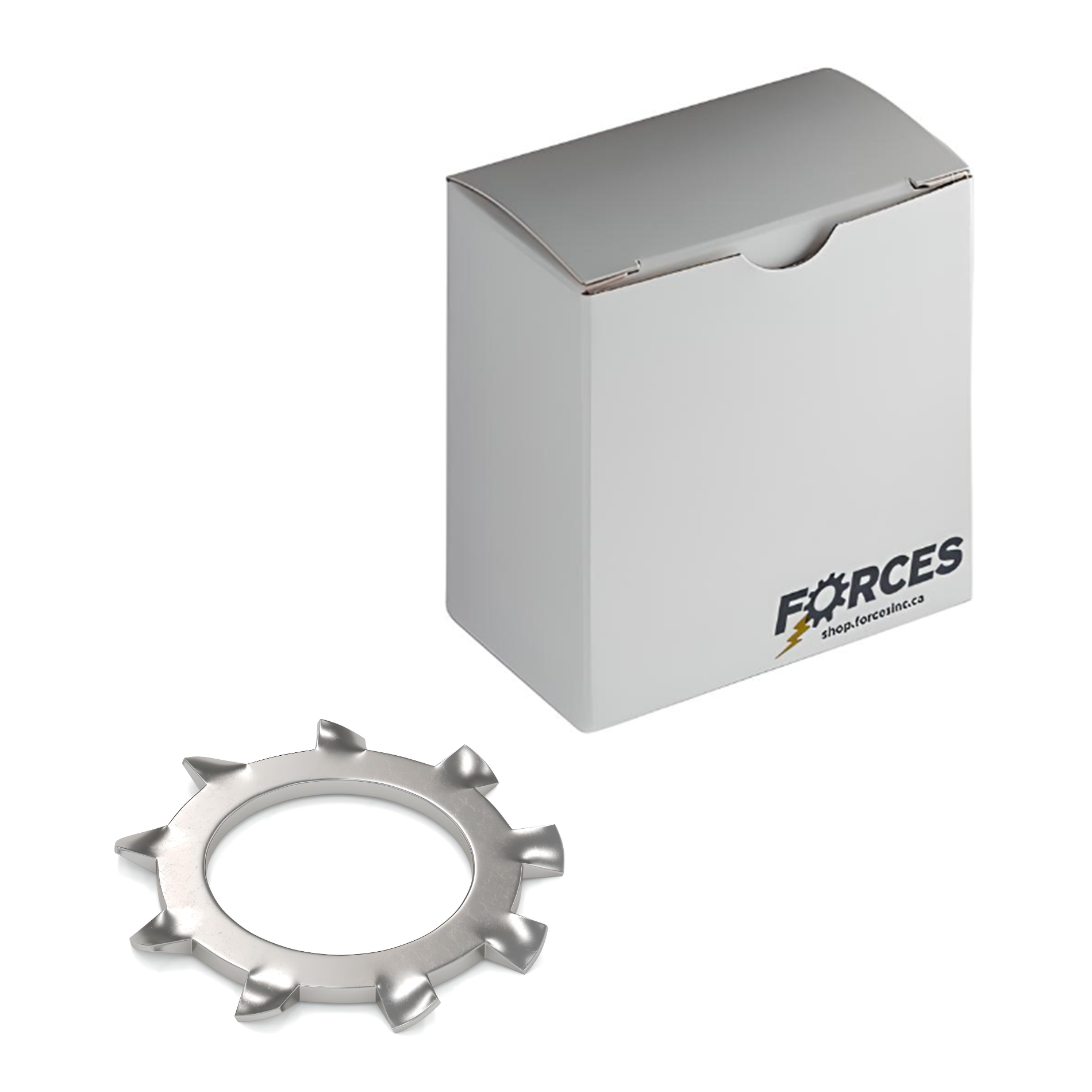 External Tooth Lock Washer 5/8" - 410H Stainless Steel