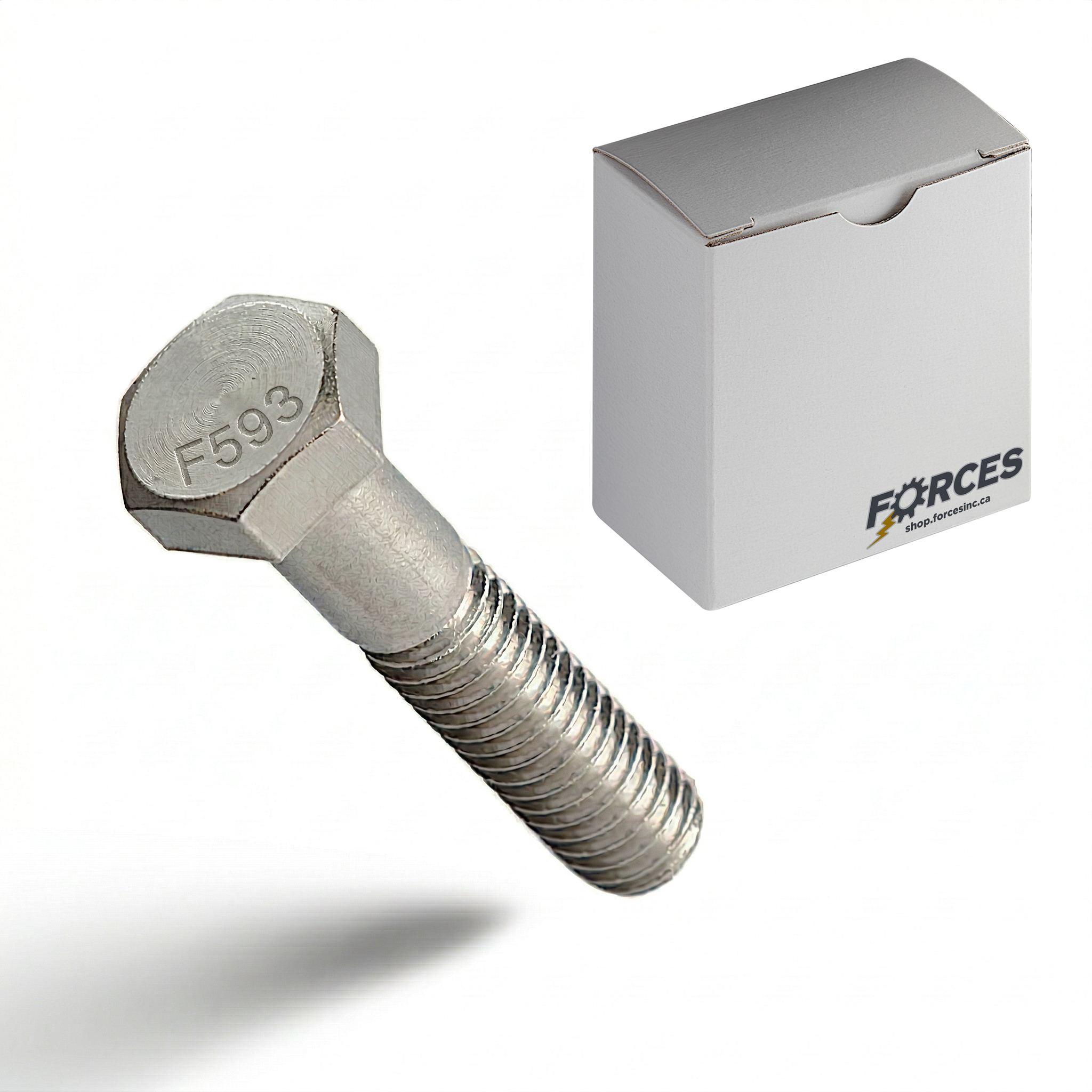 Hex Head Bolt 1"-14 x 8" Partial thread - Stainless Steel 316 ASTM F593