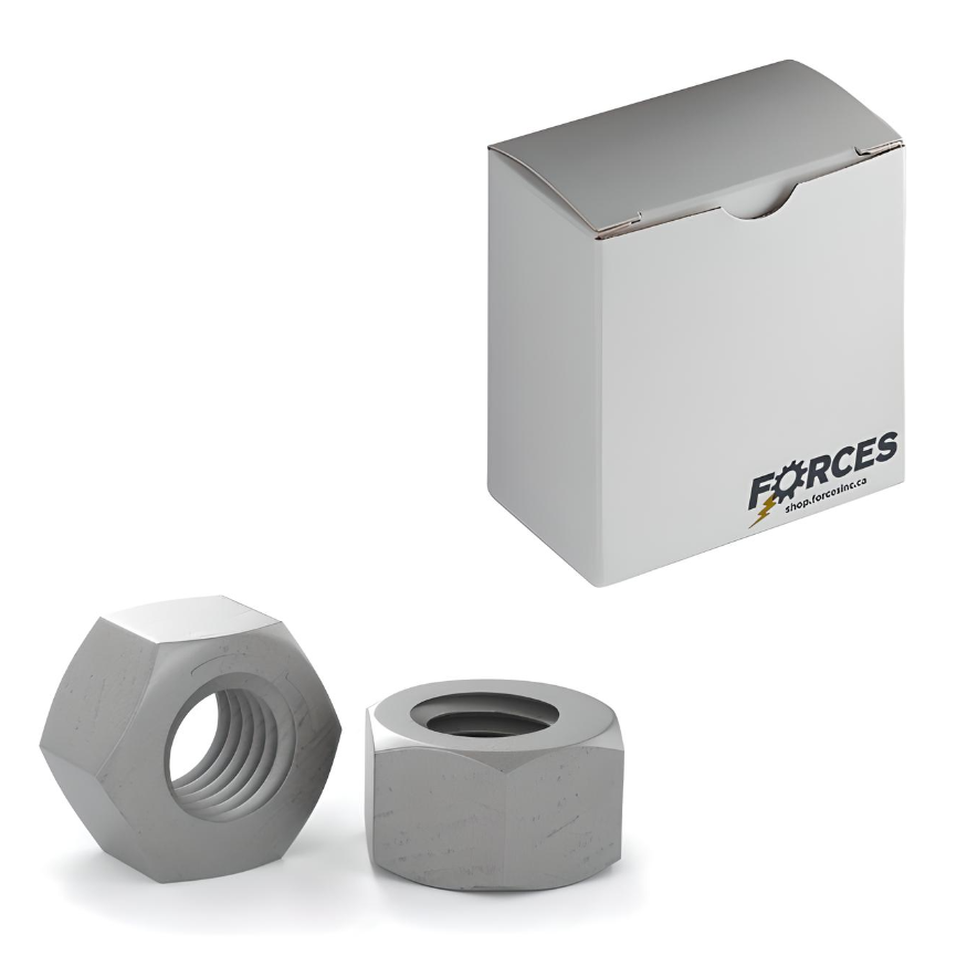1/4"-20 Hex Nut - Aluminum 6061