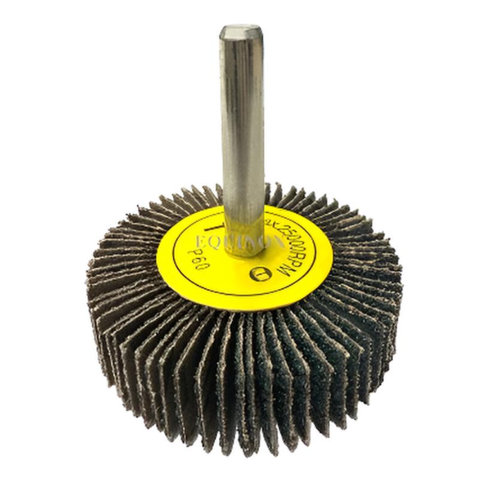 Flap Wheel 3" x 1/2" x 1/4" Shank Grit 120 Zirconia
