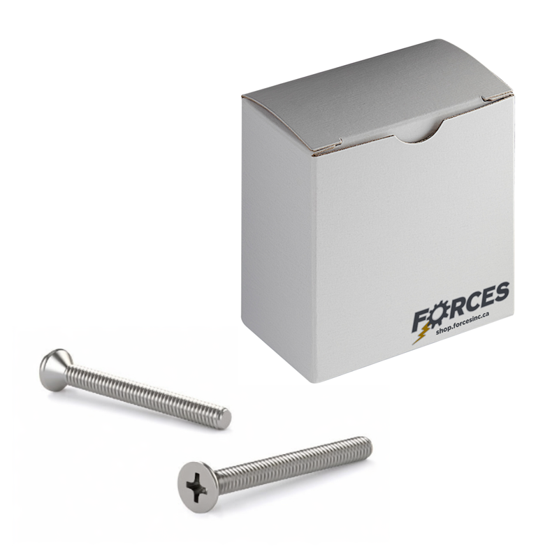 Machine Screw #10-32 x 5/8" Flat Head Phillips Drive - Stainless Steel 18-8