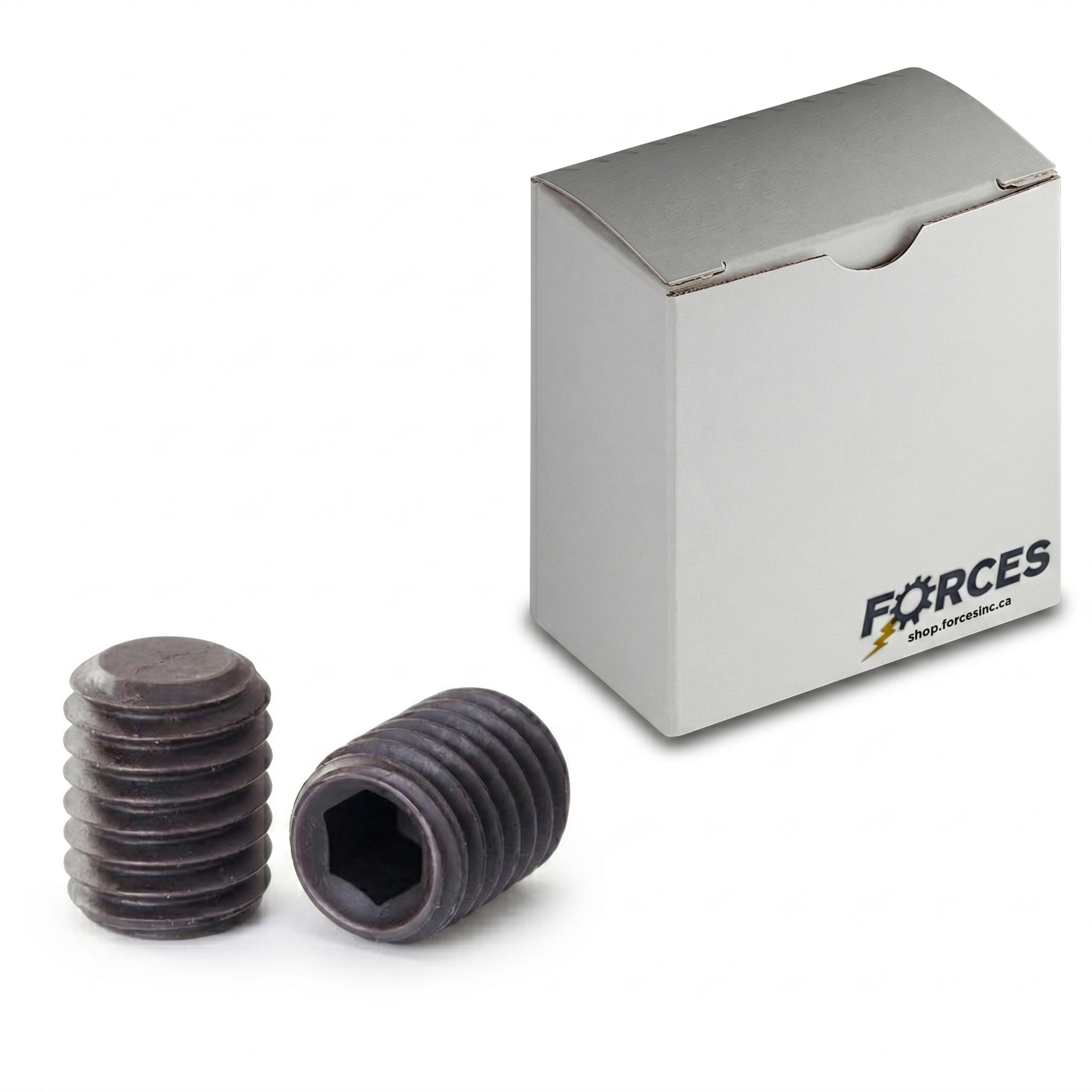 DIN913 Flat Point Socket Set Screw M10-1.50 x 12mm - Black Oxide