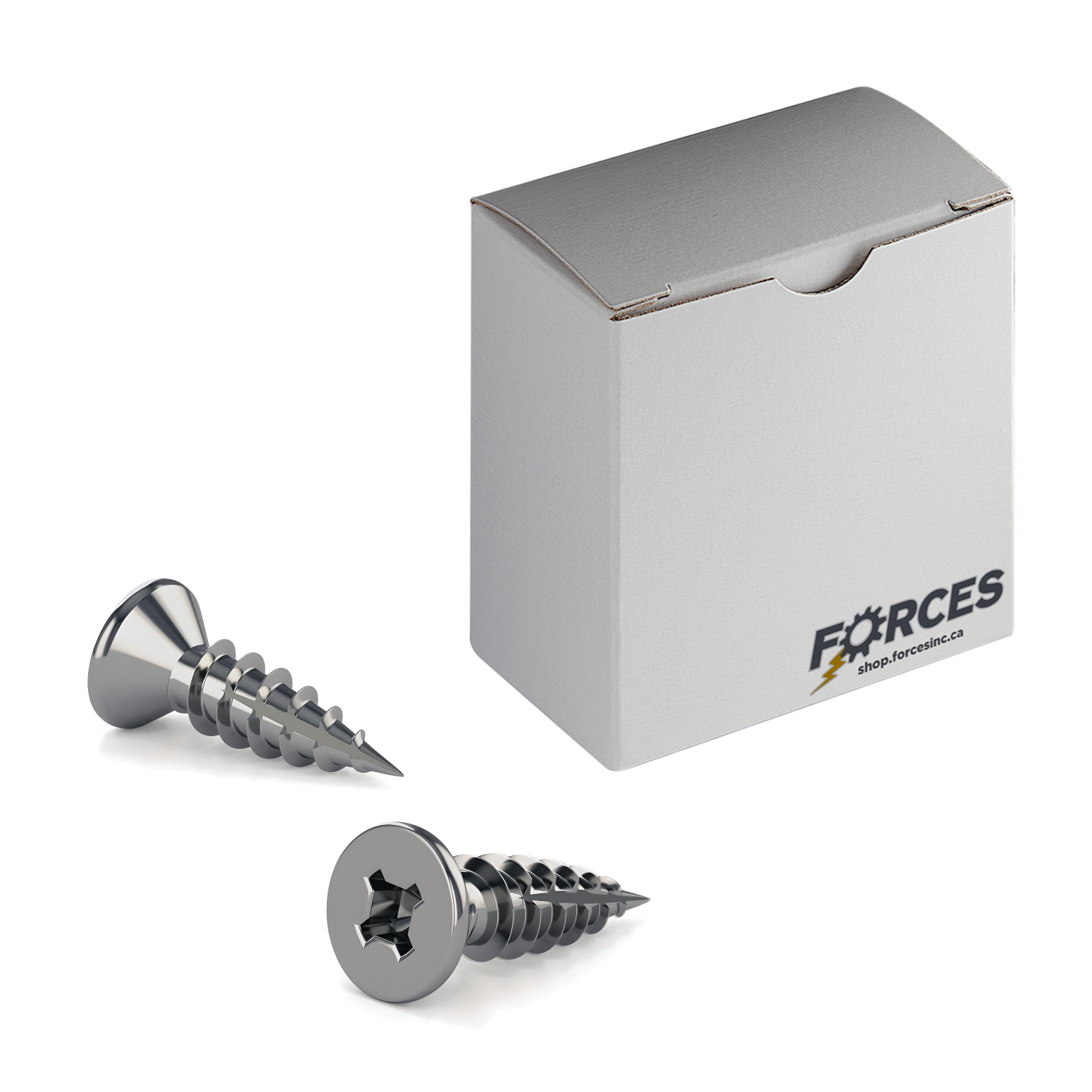 #9 x 5/8" Wood Screws Flat Head Quadrex Drive Twinfast Thread Type 17 Point Antique Nickel