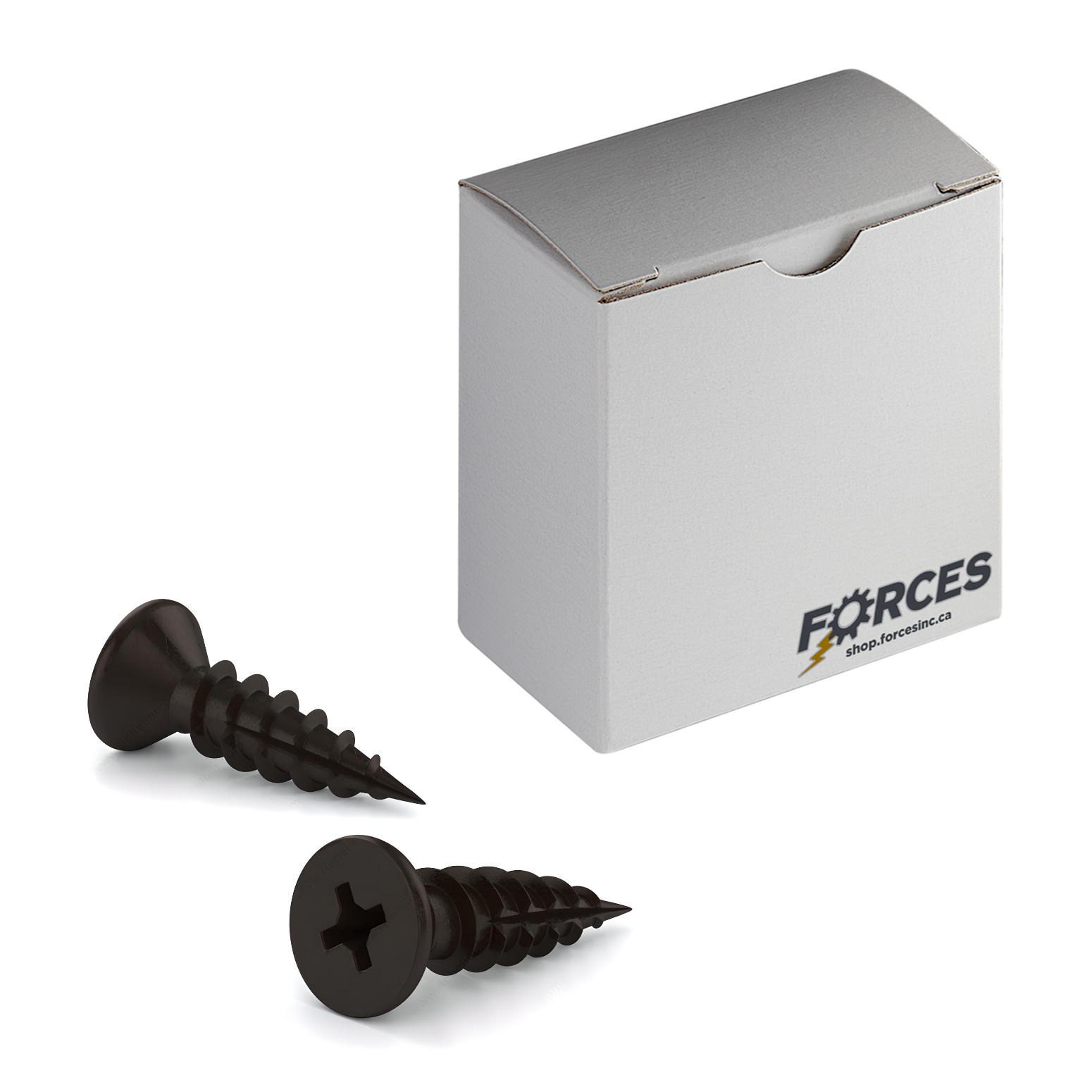 #9 x 3/4" Wood Screws Flat Head Quadrex Drive Twinfast Thread Type 17 Point Oil-Rubbed Bronze