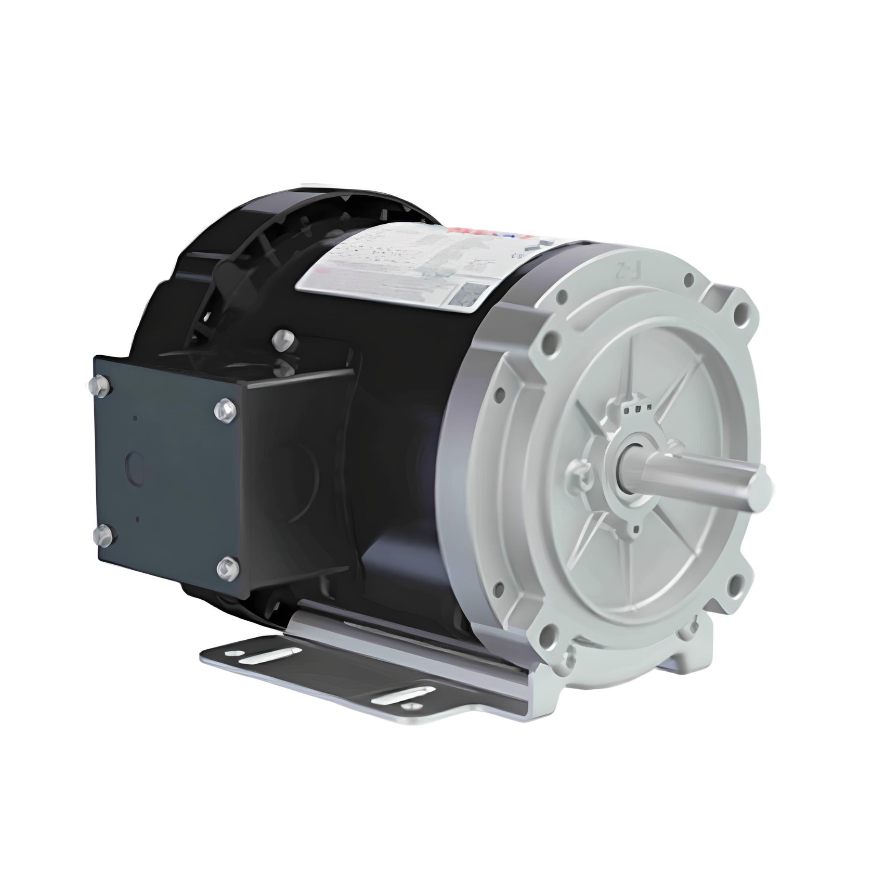 Leeson FX01BK002 | FLEX-IN-1™ General Purpose Motor 1HP, 3600RPM, 208-230/460V, Frame 56C, TEFC