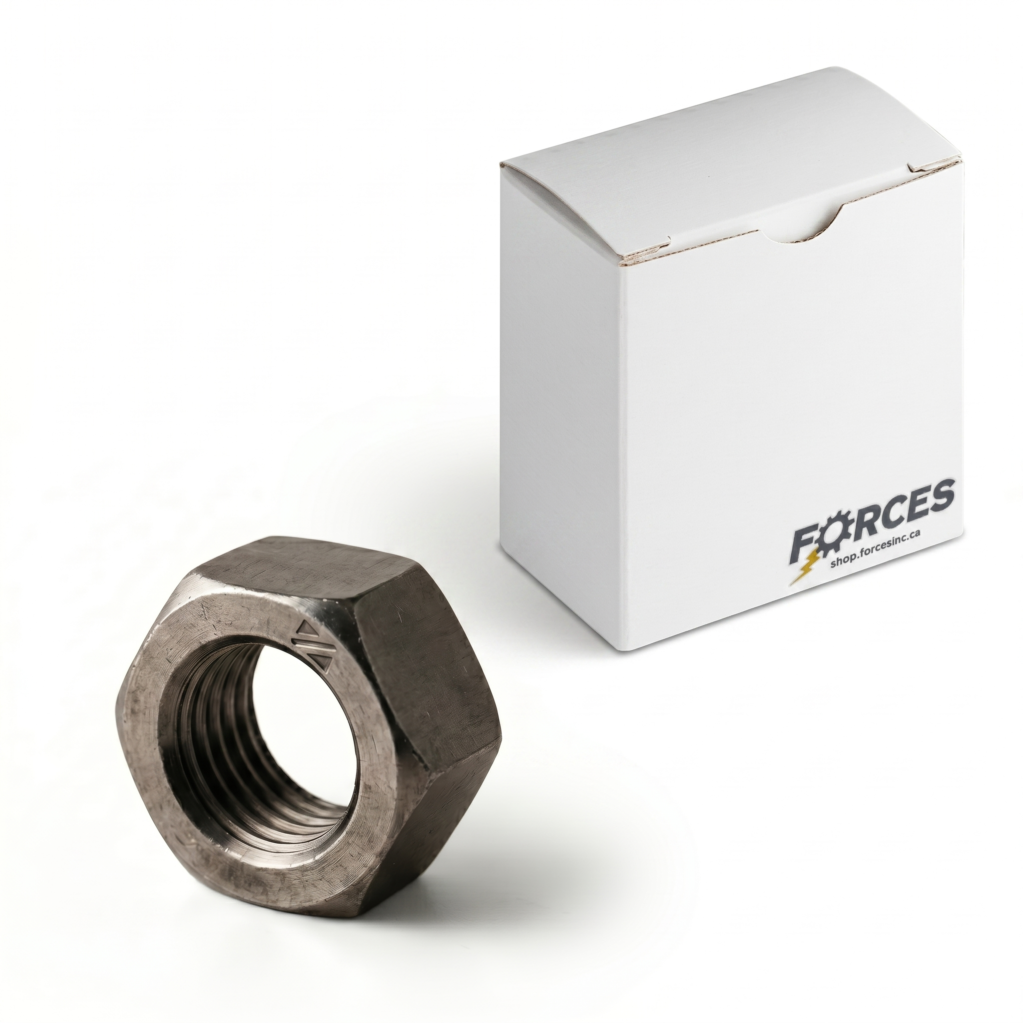 Hex Nut 2-3/4"-4 - Plain Steel Grade 2