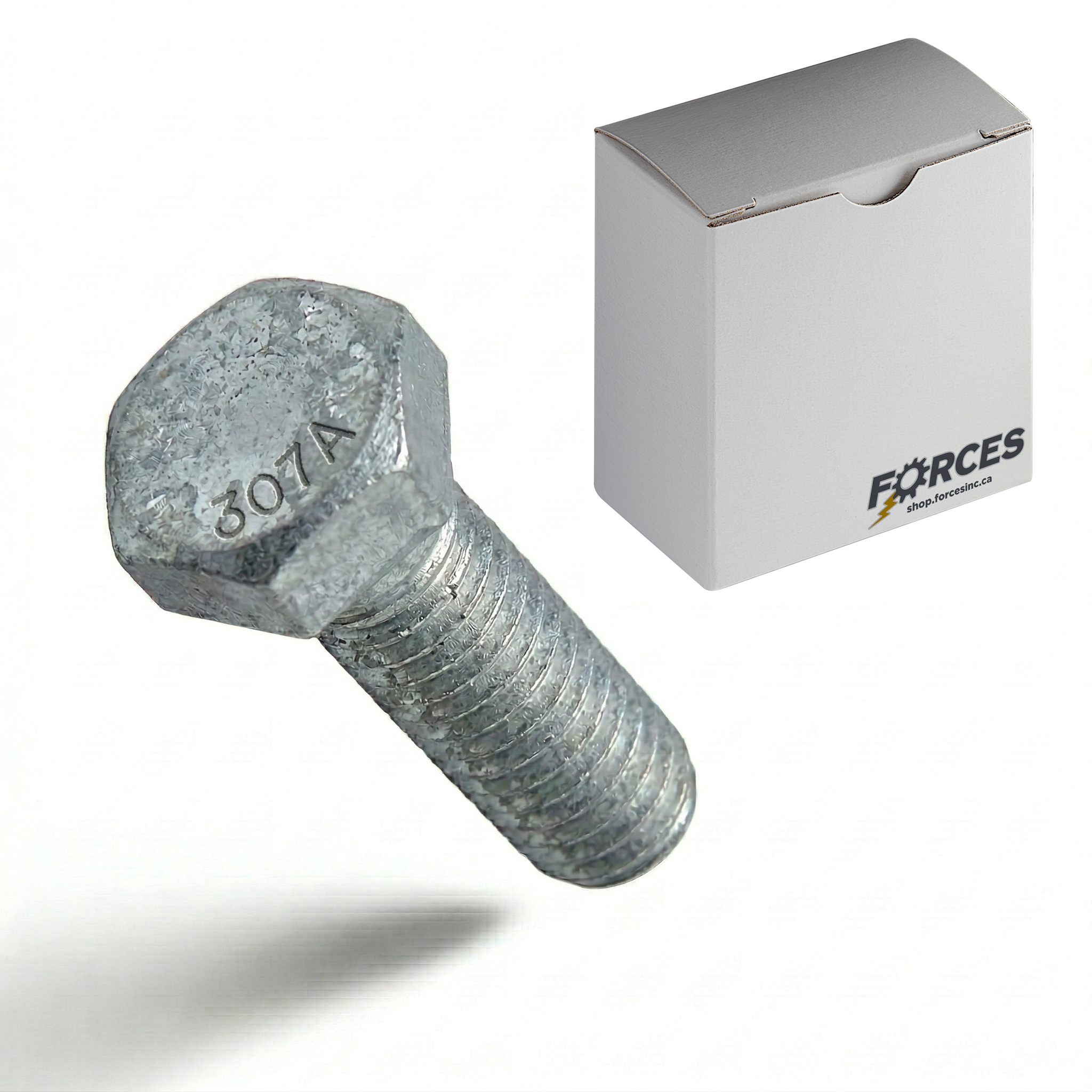 Hex Head Bolt 1"-8 x 2" Full thread - Hot-Dip Galvanized A307 Grade A