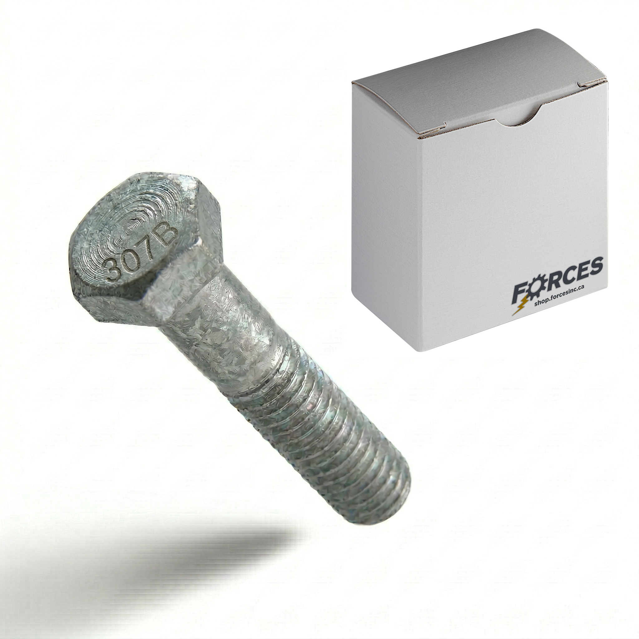 Heavy Hex Head Bolt 7/8"-9 x 4" Partial thread - Hot-Dip Galvanized A307 Grade B