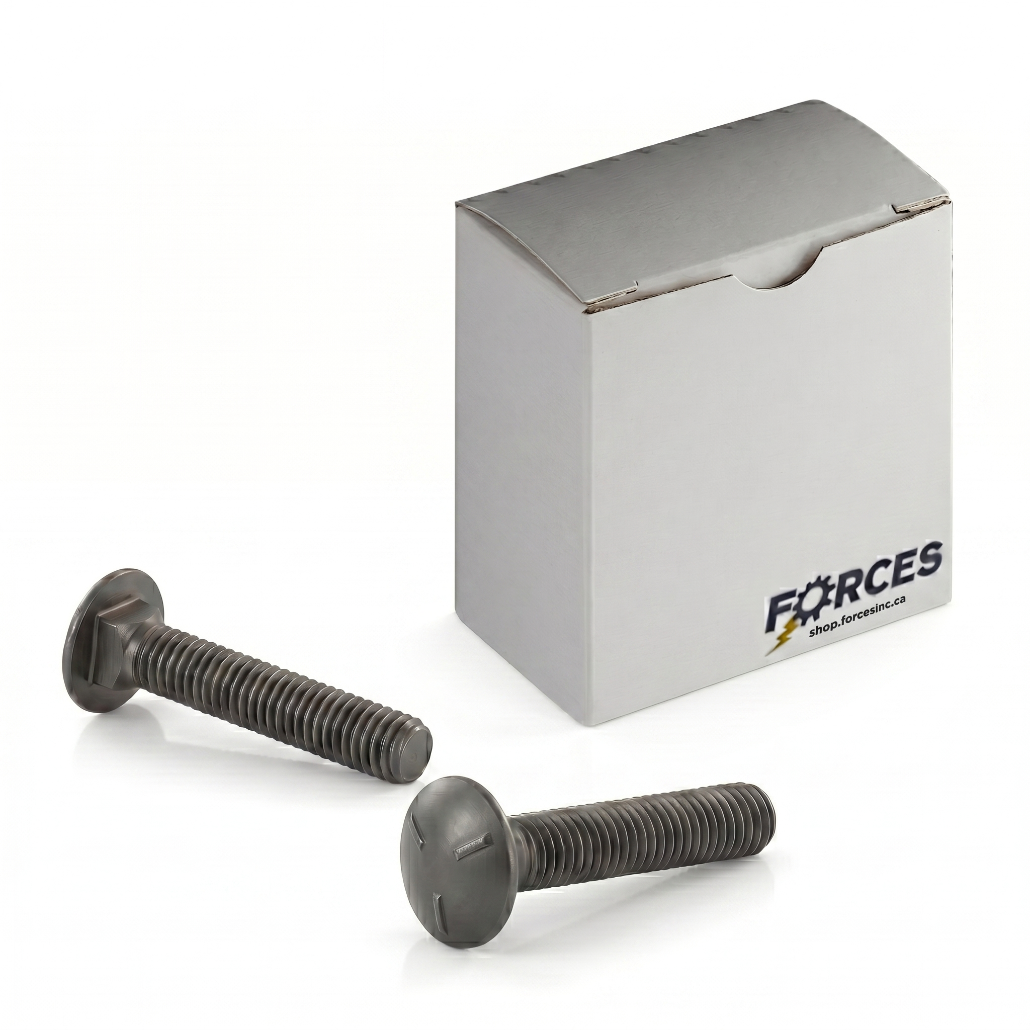 Carriage Bolt 1/2"-13 x 5" Full thread - Plain Steel Grade 5