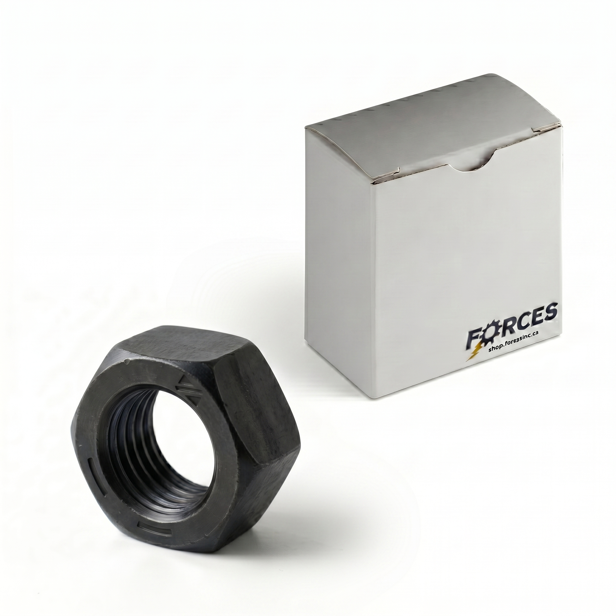 Hex Nut 5/8"-11 - Plain Steel Grade 8