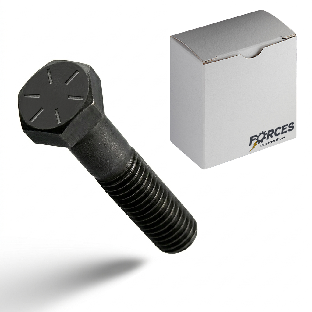 Hex Head Bolt 3/4"-16 x 3" Partial thread - Plain Steel Grade 8