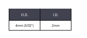 Pneumatic Air Tubing Grey Polyurethane - 660ft