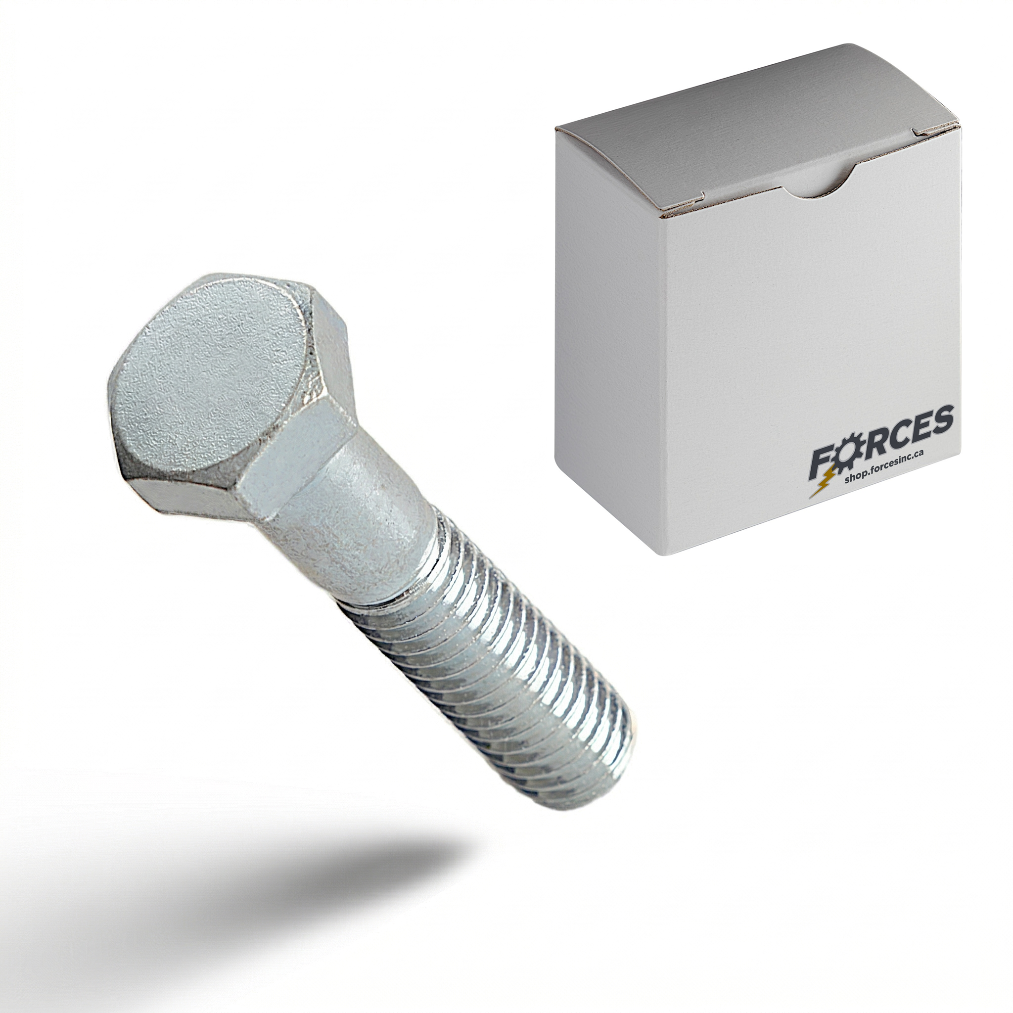Hex Head Bolt 5/16"-18 x 3" Partial thread - Zinc Plated Grade 2