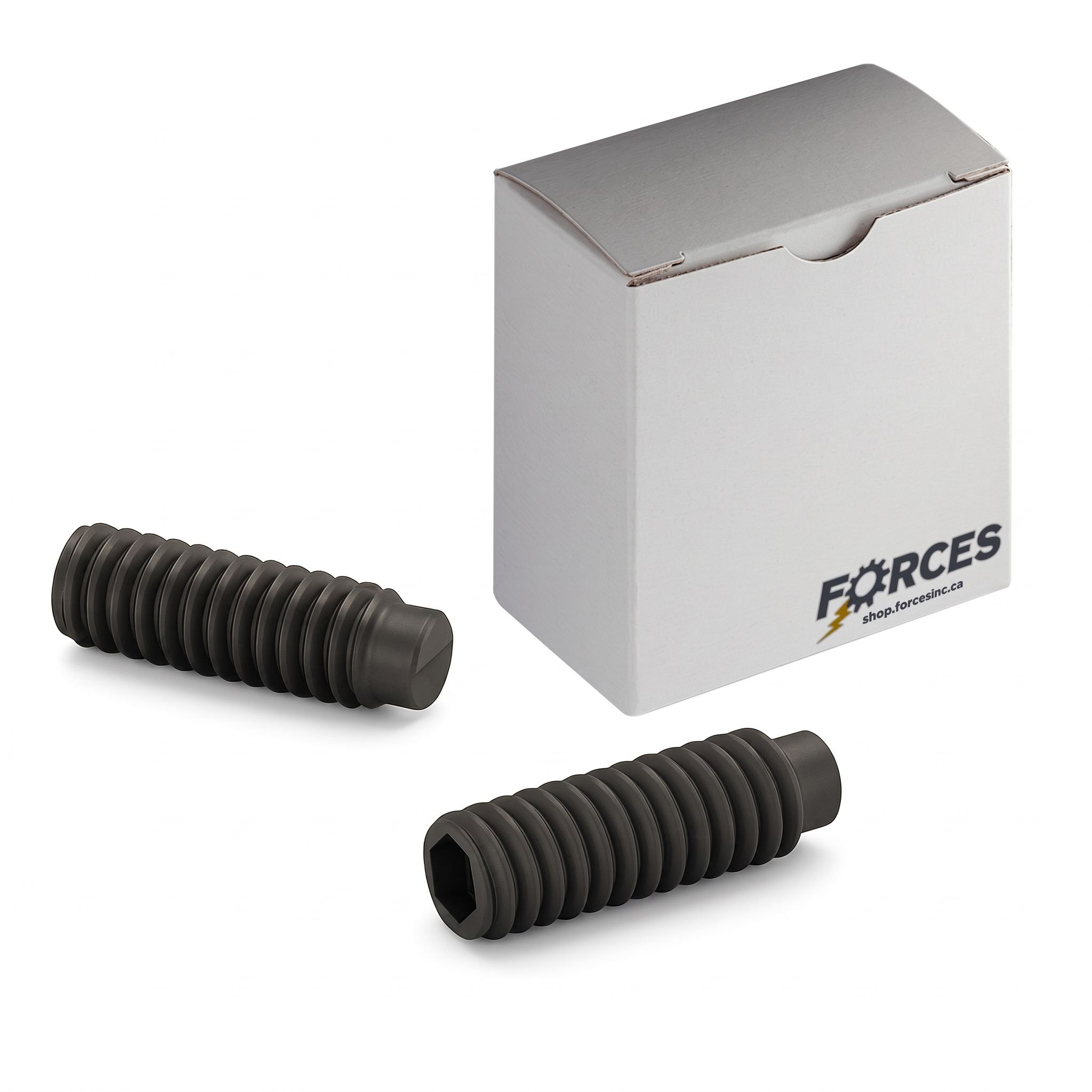 Half Dog Point Socket Set Screw 1/4"-20 x 2" - Black Oxide