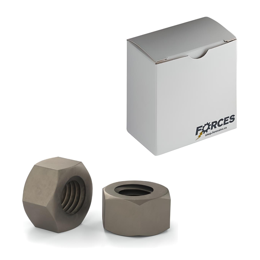 7/8"-9 Heavy Hex Nut - Plain Steel ASTM A194