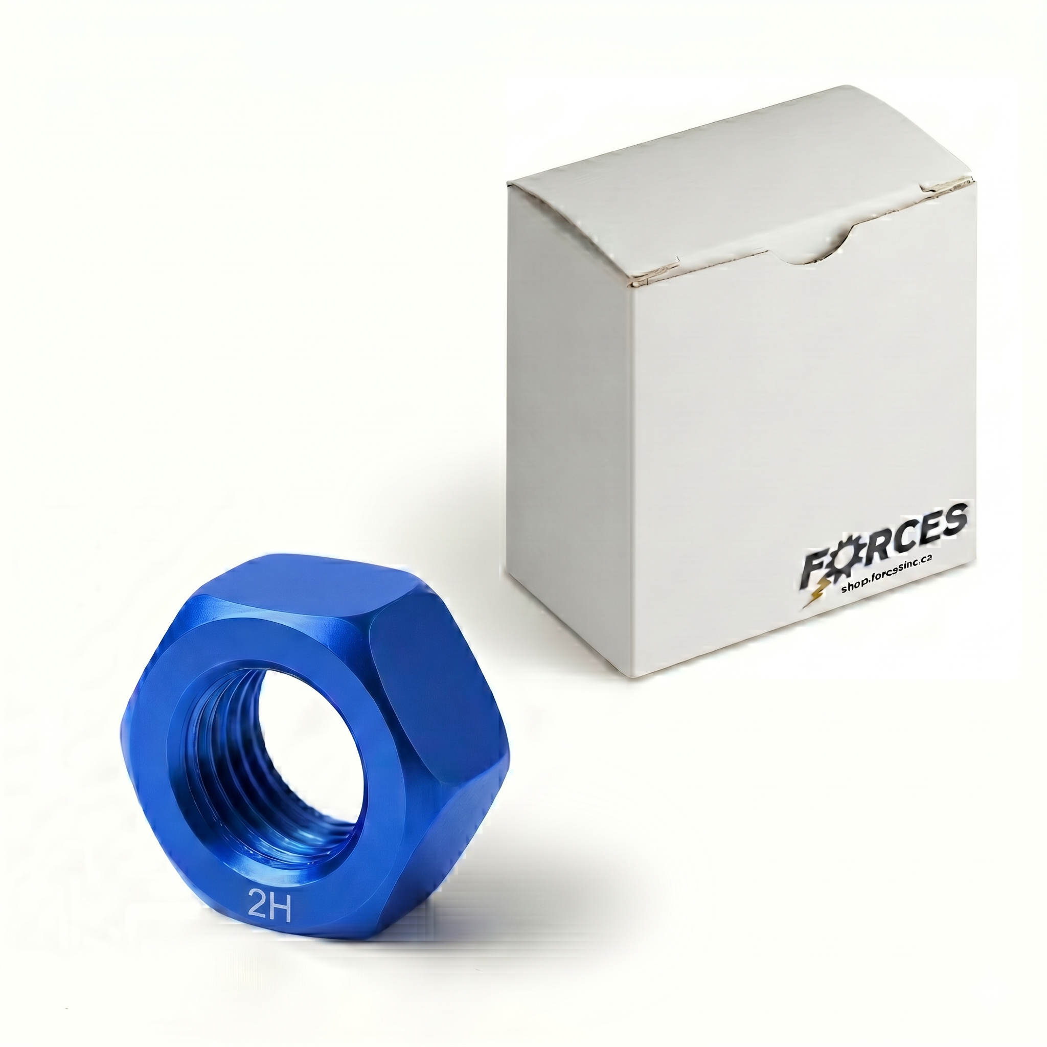 Heavy Hex Nut 1-1/8"-8 - HDG/Wax/Blue Dye A194 Grade 2H
