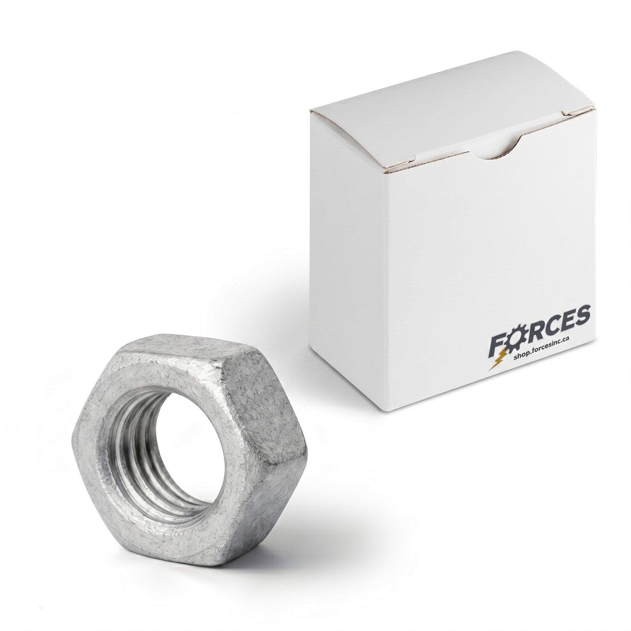 Hex Jam Nut 5/8"-11 - Hot-Dip Galvanized A 563 Grade A