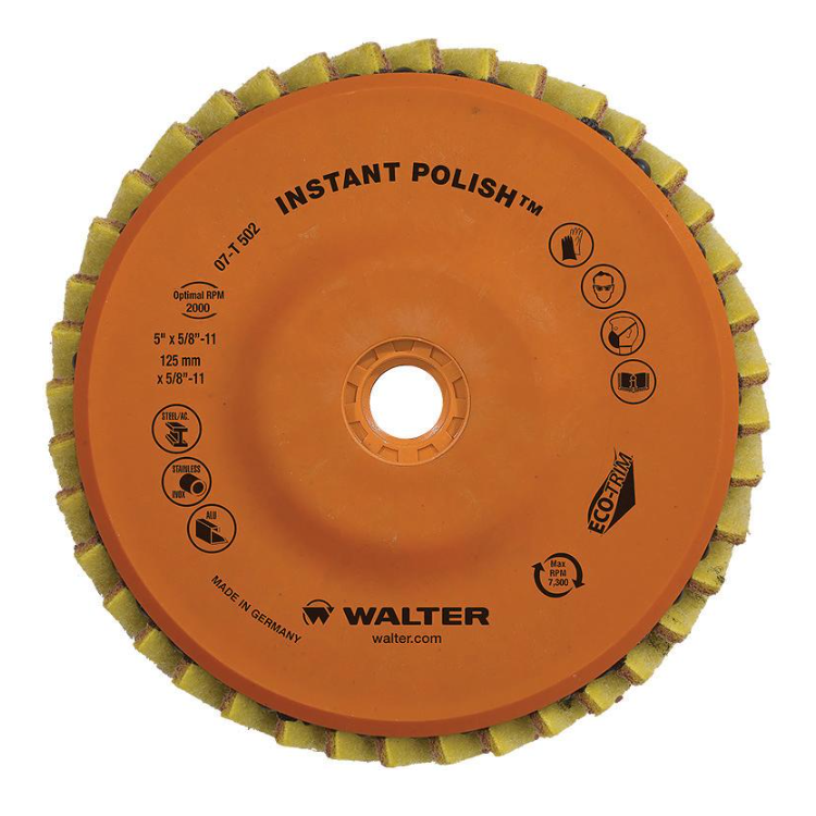 07T502 | INSTANT POLISH™ Flap Disc 5", 5/8"-11 Arbor