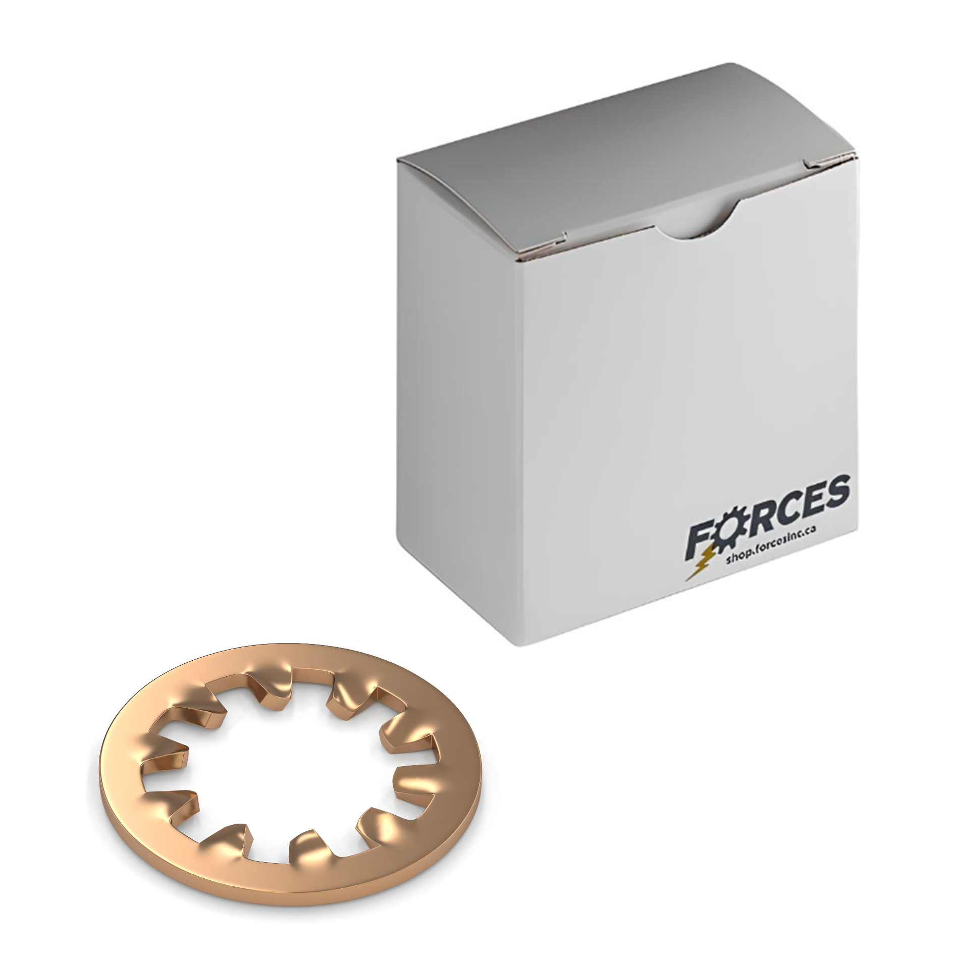 Internal Tooth Lock Washer #10 - Phosphor bronze
