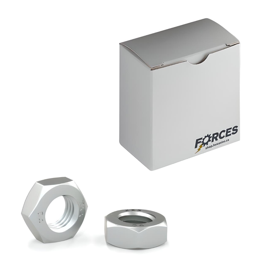 M5-0.8 Hex Jam Nut DIN 439 - Zinc Plated Class 4