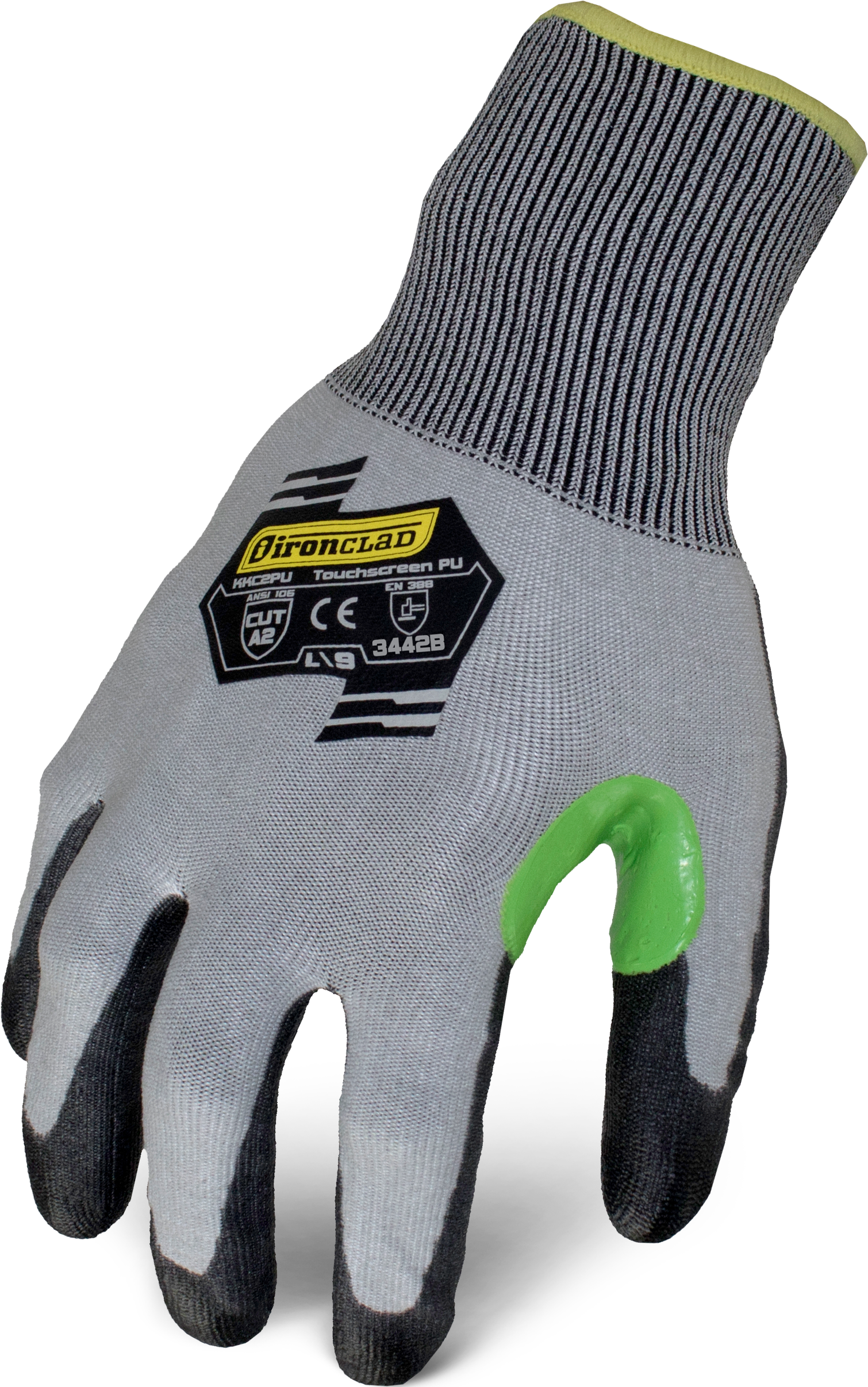 Command™ ILT A2 PU Knit Gray Glove | KKC2PU