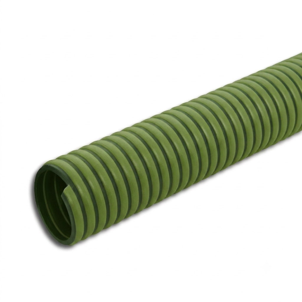 Kanaflex 300 Water Suction Hose 1" I.D. 50 PSI - Green Rubber EPDM