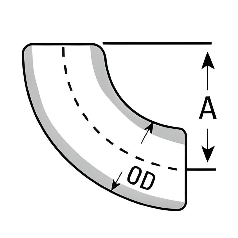 4" Elbow 90° Long Radius Butt Weld Seamless Sch XXS - SS 304/304L