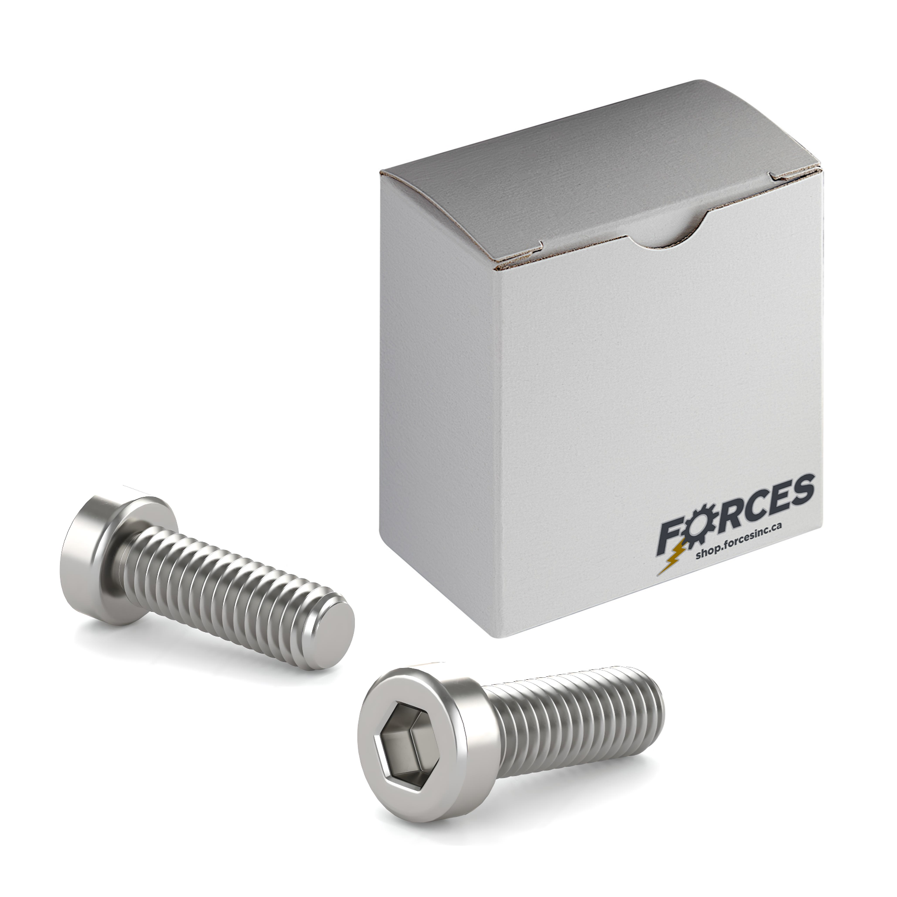 M5-0.8 x 10mm DIN 7984 Low Head Socket Cap Screw Full thread - Stainless Steel A2(18-8)