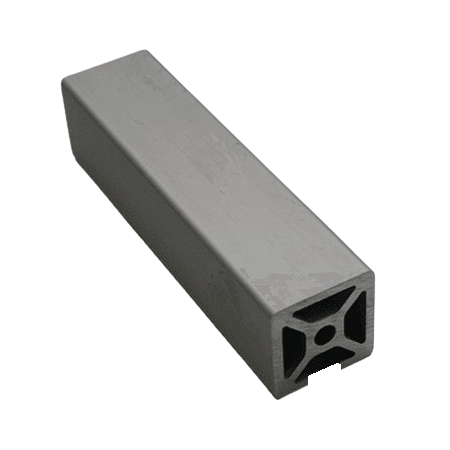 1" x 1" Smooth Mono T-Slotted Aluminum Extrusion