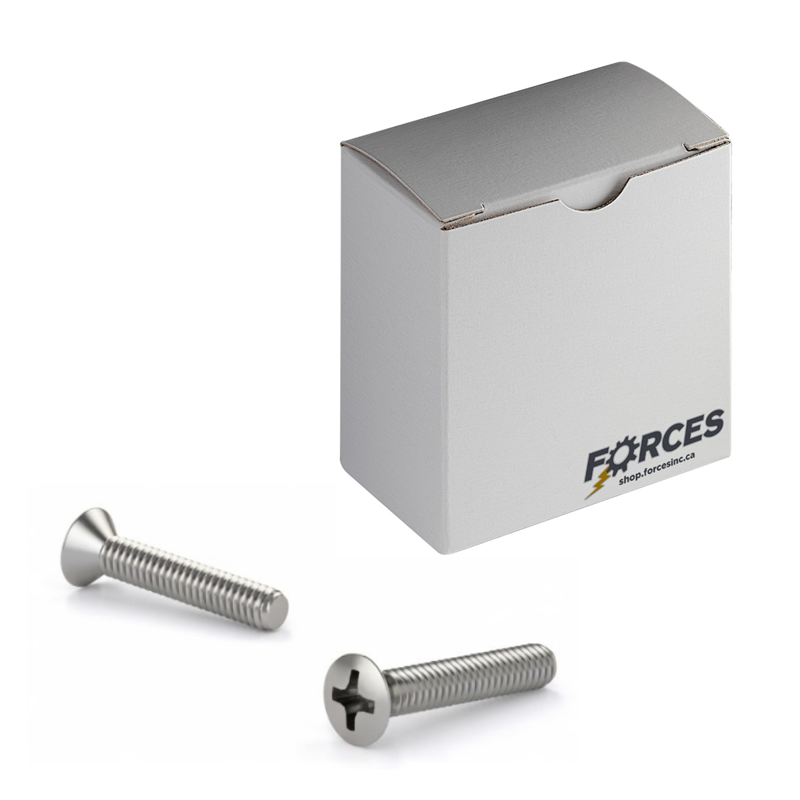 Machine Screw #10-24 x 2-1/2" Oval Head Phillips Drive - Stainless Steel 18-8