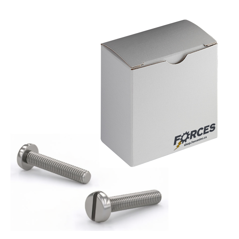 Machine Screw #6-32 x 5/8" Slotted Pan Head - Stainless Steel 18-8