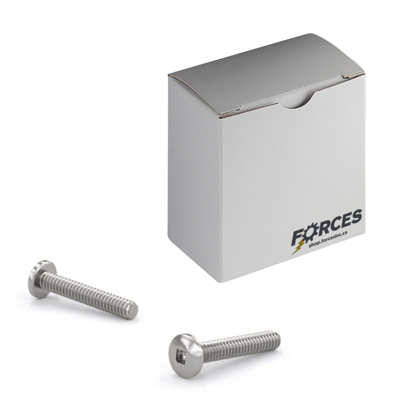 Machine Screw #8-32 x 1/2" Pan Head Square Drive - Stainless Steel 18-8
