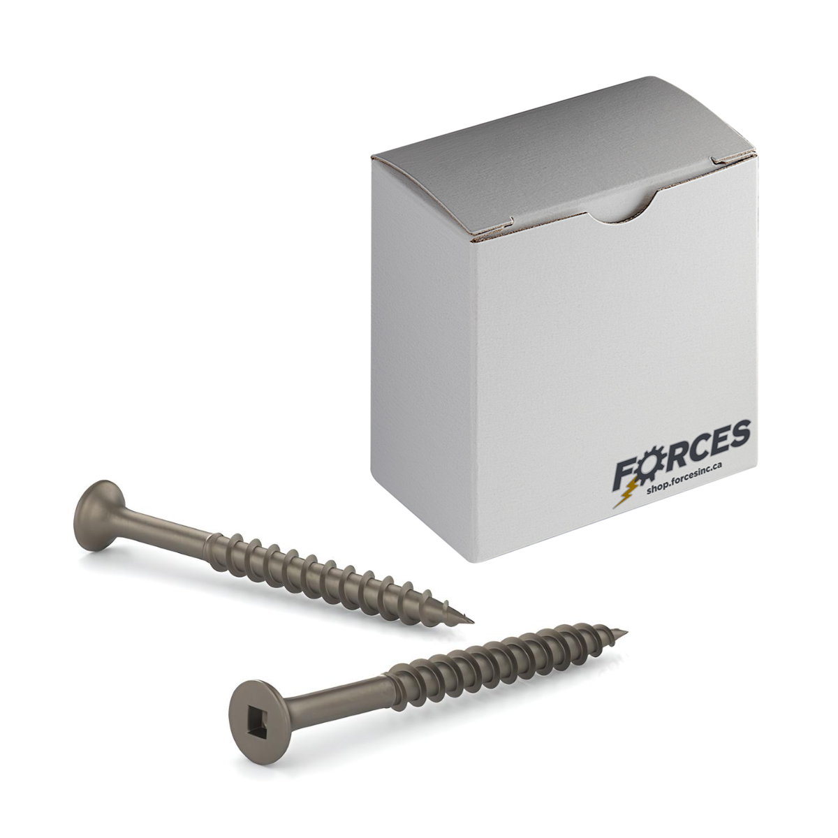 #8 x 3" Flooring Screws Plain Steel